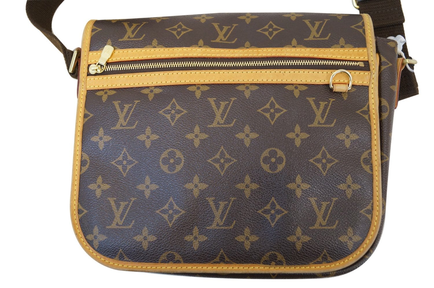 Louis+Vuitton+Bosphore+Shoulder+Bag+PM+Brown+Canvas for sale