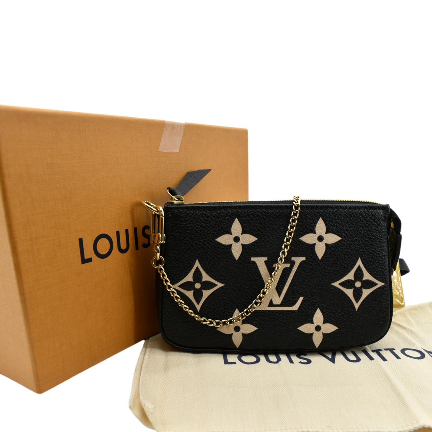 Louis Vuitton Mini Pochette Bicolor Monogram Pouch