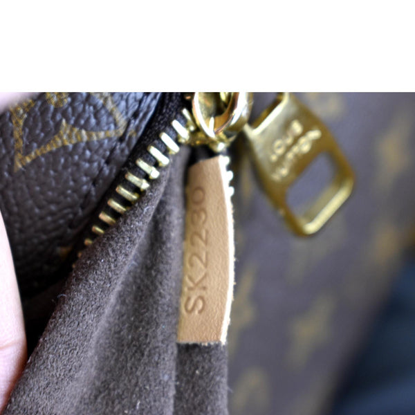 LOUIS VUITTON Metis Pochette Monogram Canvas Crossbody Bag Brown