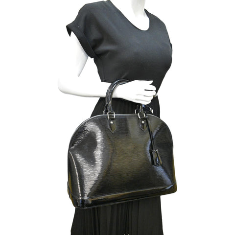 Louis Vuitton Alma GM Electric Epi Leather Satchel Bag - Full View