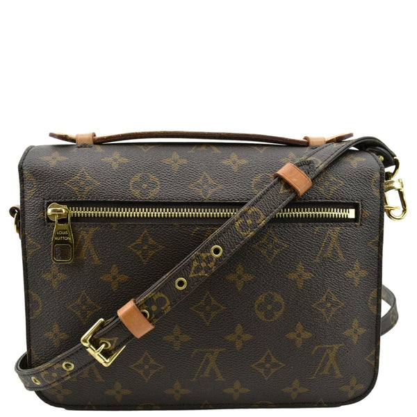 LOUIS VUITTON Metis Pochette Monogram Canvas Crossbody Bag Brown