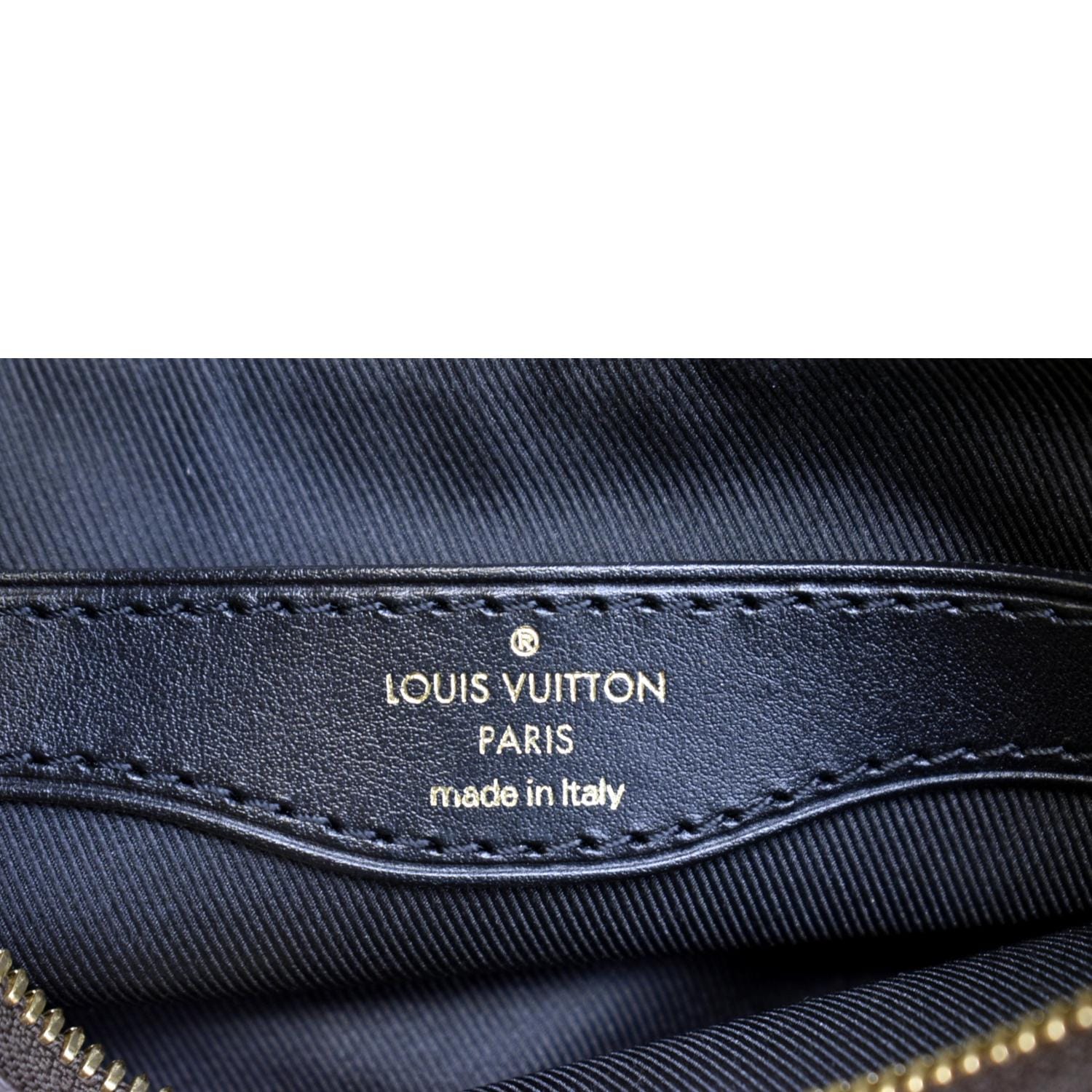 LOUIS VUITTON Monogram Mini Lin Canvas Boulogne Brown Shoulder Bag #3  Rise-on