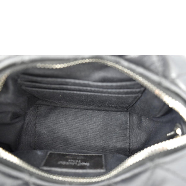 Yves Saint Laurent Y Mini Quilted Leather Camera Bag - Inside