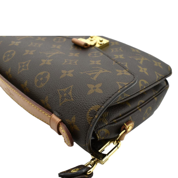 LOUIS VUITTON Metis Pochette Monogram Canvas Crossbody Bag Brown