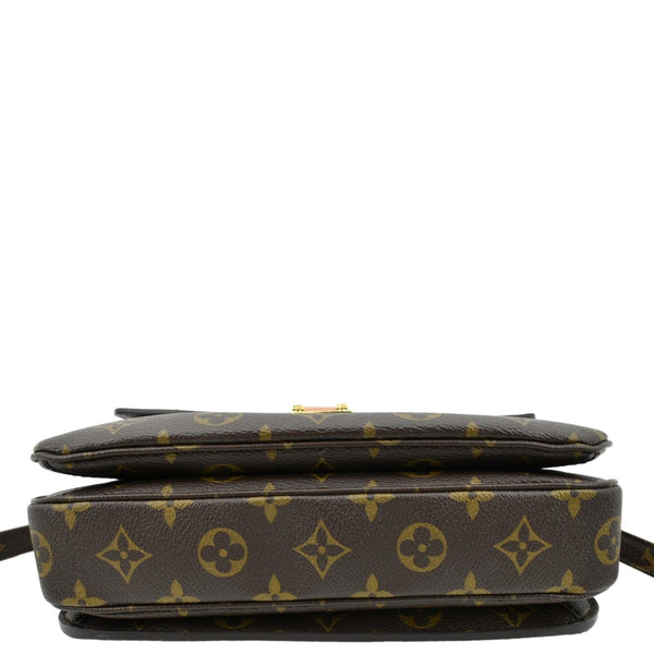 LOUIS VUITTON Metis Pochette Monogram Canvas Crossbody Bag Brown