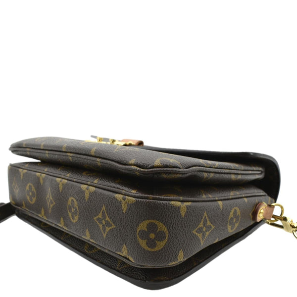 LOUIS VUITTON Metis Pochette Monogram Canvas Crossbody Bag Brown