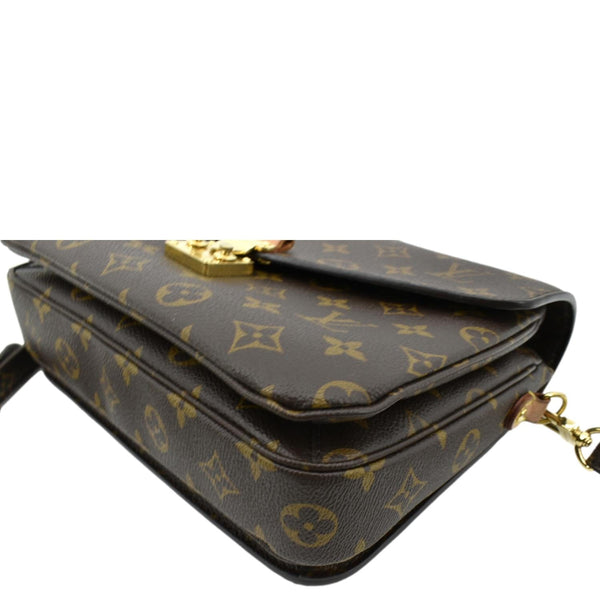 LOUIS VUITTON Metis Pochette Monogram Canvas Crossbody Bag Brown