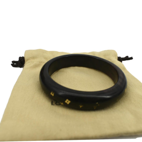 Louis Vuitton Sylvania Tiger Wood Brass Bangle Brown - Product