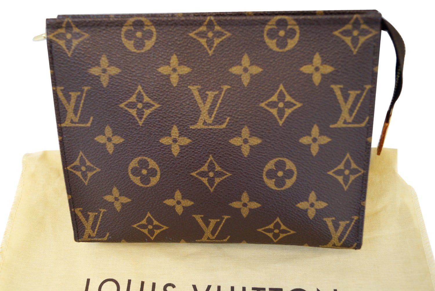 Authentic Louis Vuitton Monogram Poche Toilette 26 Cosmetics Pouch
