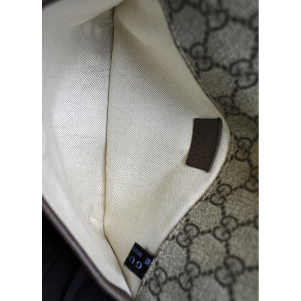 Gucci Neo Vintage GG Monogram Canvas Belt Bag Beige - Inside