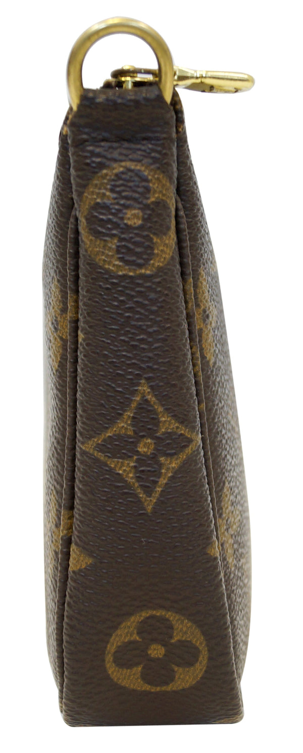 LOUIS VUITTON Brown Monogram Canvas Pochette Accessoires Pouch