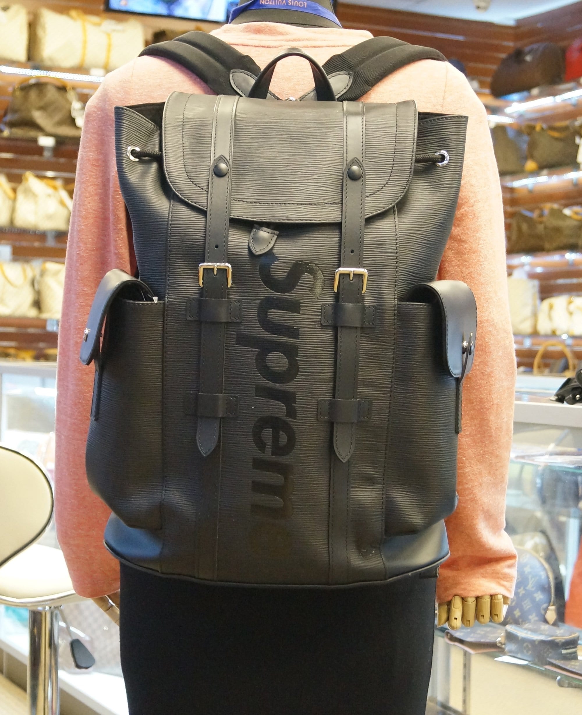 Louis Vuitton X Supreme Christopher Backpack Available For Immediate Sale  At Sotheby's