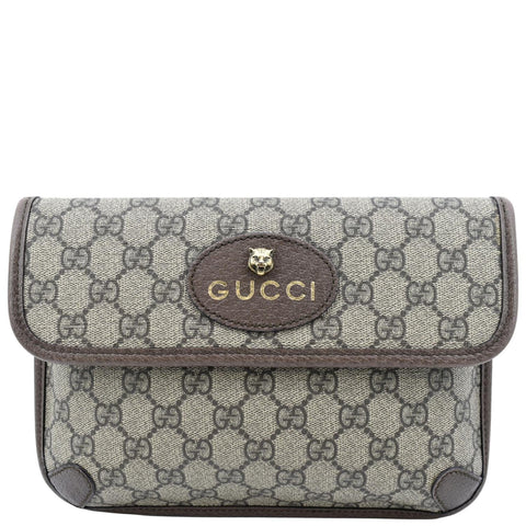 GUCCI Neo Vintage GG Monogram Canvas Belt Bag Beige 493930