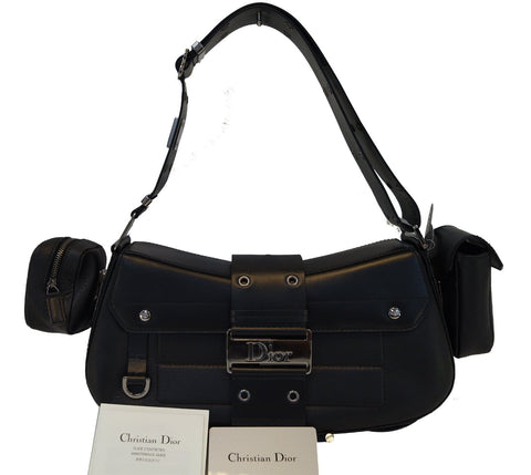 CHRISTIAN DIOR Bag - Street Chic Columbus Avenue Black Multipocket