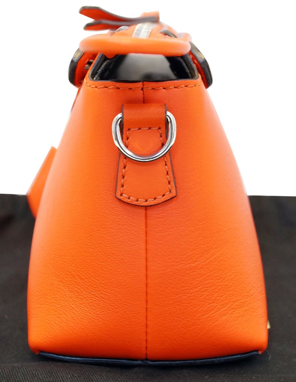 FENDI Orange Leather By the Way Mini Shoulder Crossbody Bag - FINAL CALL