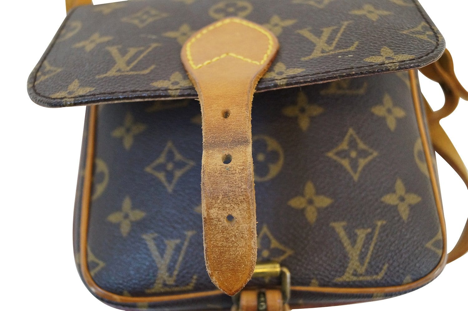 Louis Vuitton Monogram Mini Cartouchiere PM Crossbody Bag 1013lv8