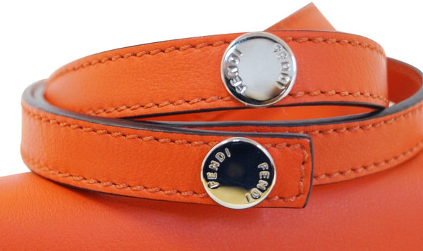 FENDI Orange Leather By the Way Mini Shoulder Crossbody Bag - FINAL CALL
