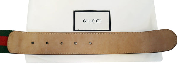 GUCCI Web Belt with Double G buckle 409416