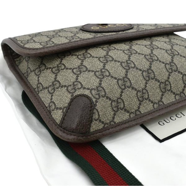 Gucci Neo Vintage GG Monogram Canvas Belt Bag Beige - Bottom Left 