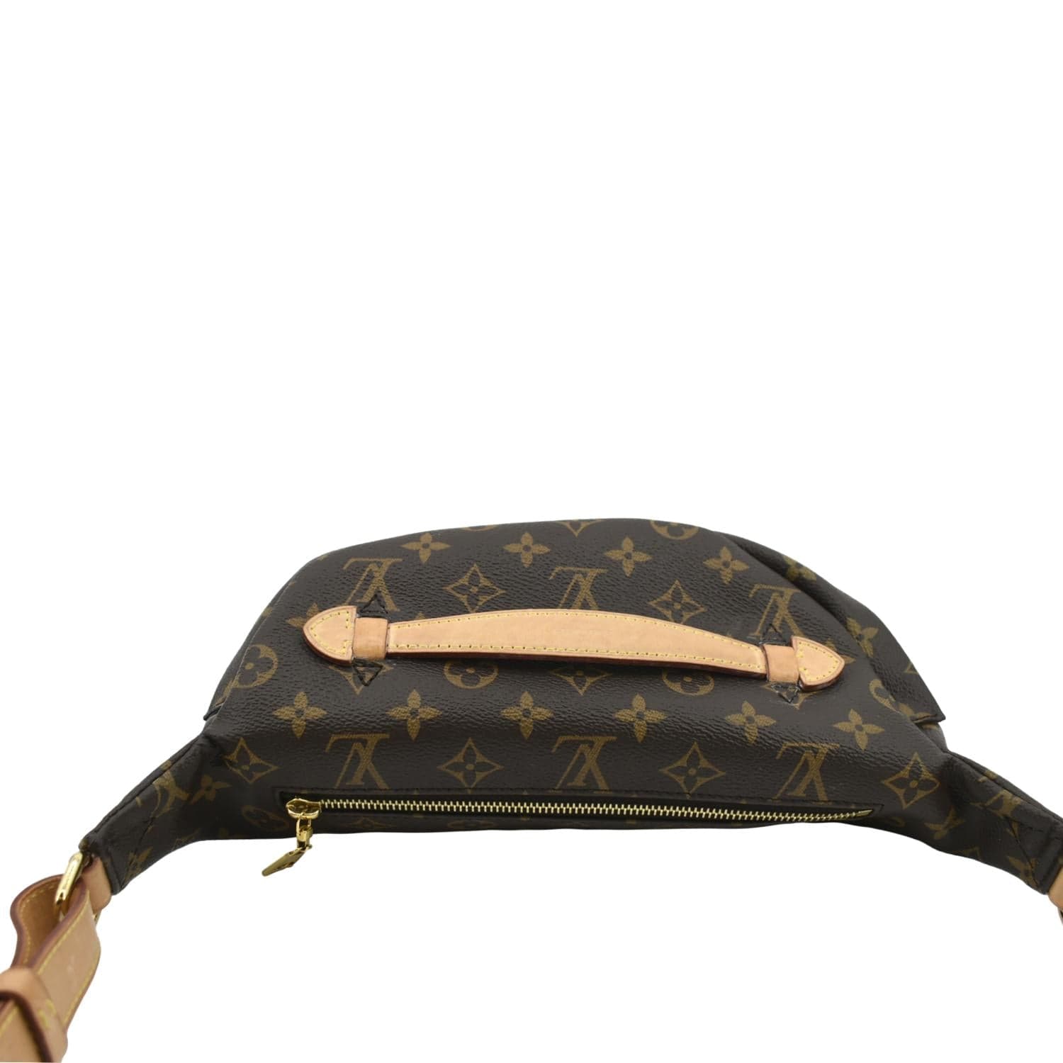 Louis+Vuitton+Bum+Bag+Black+Interior+Belt+Bag+Brown+Canvas for