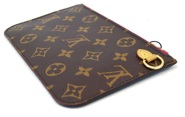LOUIS VUITTON Monogram Neverfull PM Pochette Wristlet Clutch