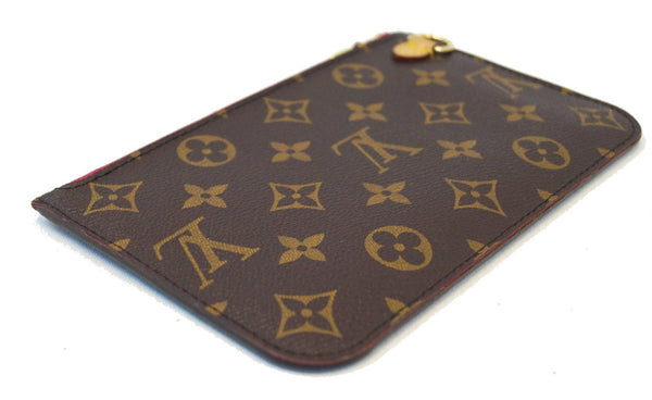 LOUIS VUITTON Monogram Neverfull PM Pochette Wristlet Clutch