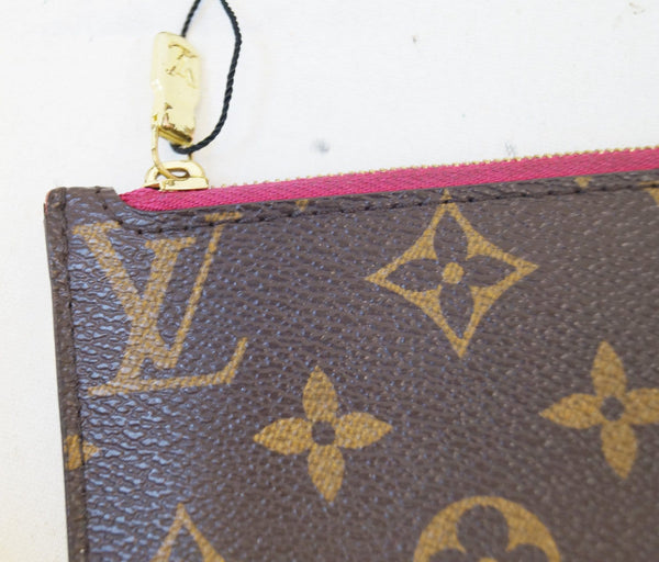 LOUIS VUITTON Monogram Neverfull PM Pochette Wristlet Clutch