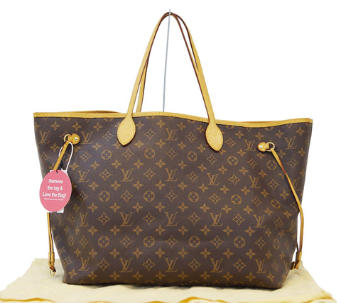 LOUIS VUITTON Monogram Neverfull GM Tote Shoulder Bag