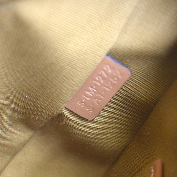 Celine Ava Triomphe Canvas Calfskin Shoulder Bag Tan - Serial Number