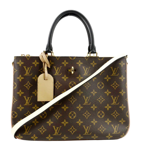 LOUIS VUITTON Millefeuille Monogram Canvas Shoulder Bag Sesame Peche