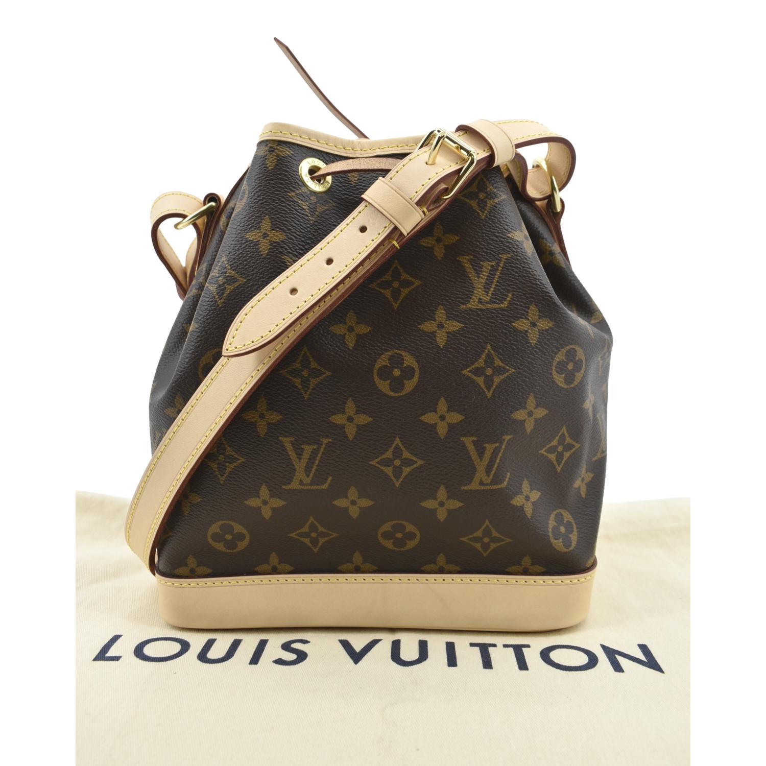 Louis Vuitton Noé BB Monogram Brown in Coated Canvas/Leather with