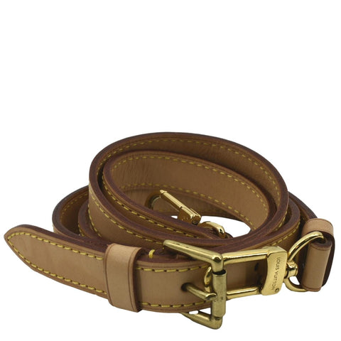 LOUIS VUITTON Leather Strap Beige