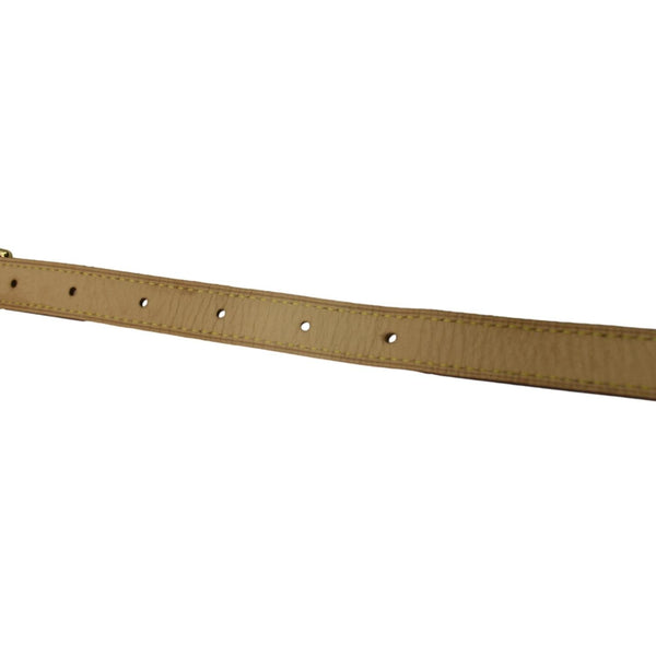 Louis Vuitton Leather Strap Beige - Backside