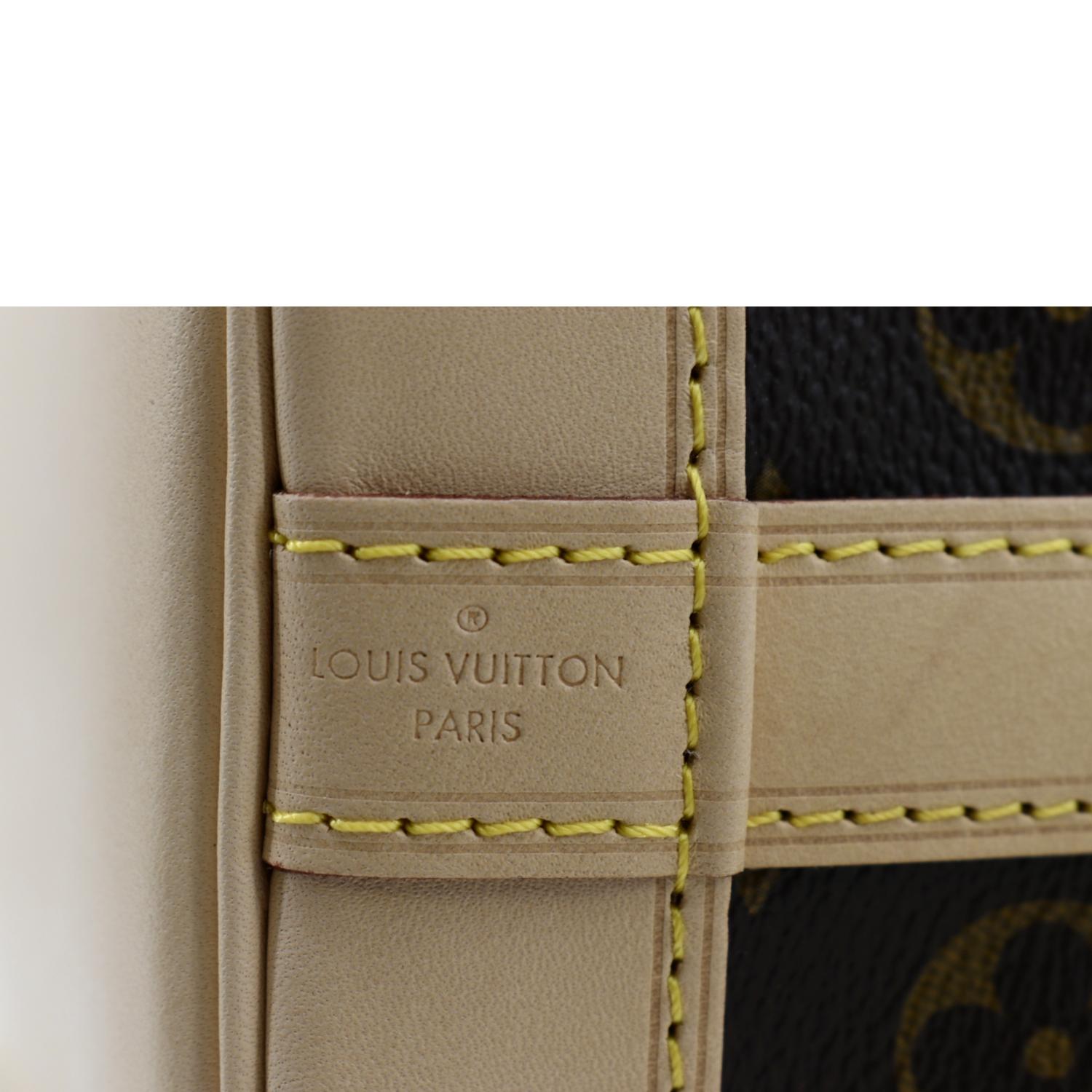 Louis Vuitton Noe Handbag Monogram Canvas Large Brown 17618349