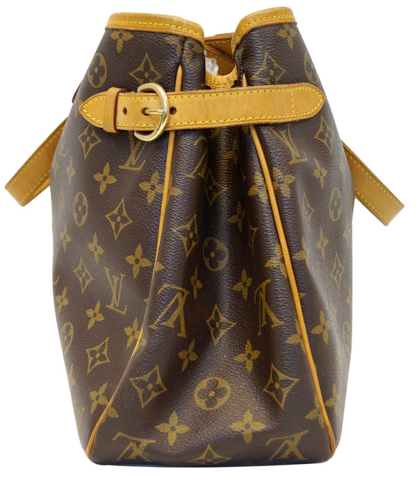 LOUIS VUITTON Monogram Canvas Batignolles Horizontal Shoulder Tote Bag 