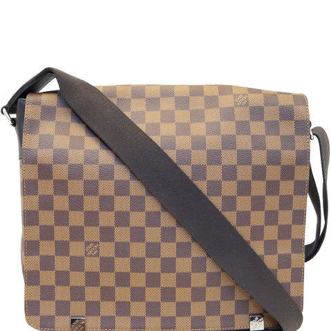 LOUIS VUITTON District MM Brown Damier Ebene  Messenger Bag