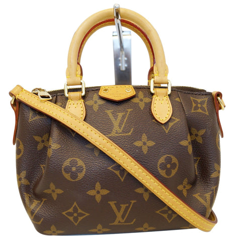 LOUIS VUITTON Nano Turenne Brown Monogram Canvas  Crossbody Bag