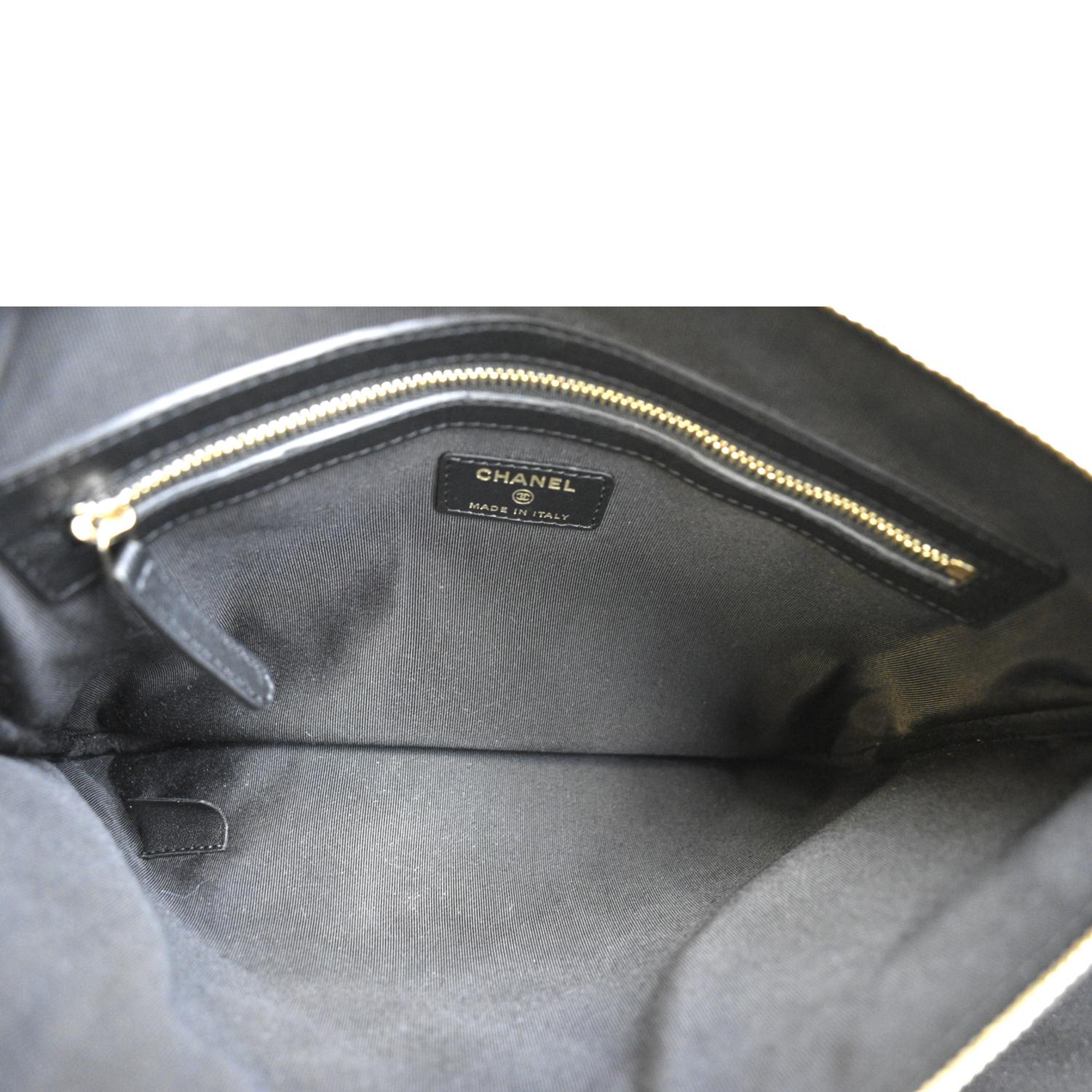 vintage chanel zipper pouch