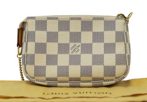 LOUIS VUITTON Damier Azur Mini Pochette Accessoires Pouch