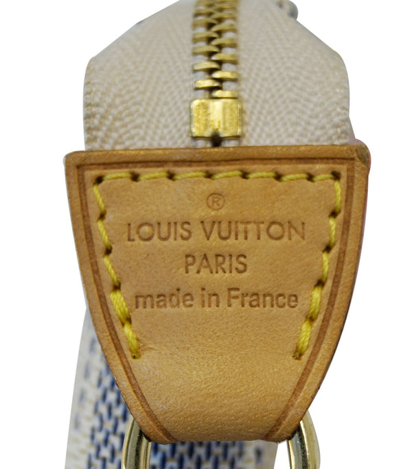 LOUIS VUITTON Damier Azur Mini Pochette Accessoires Pouch