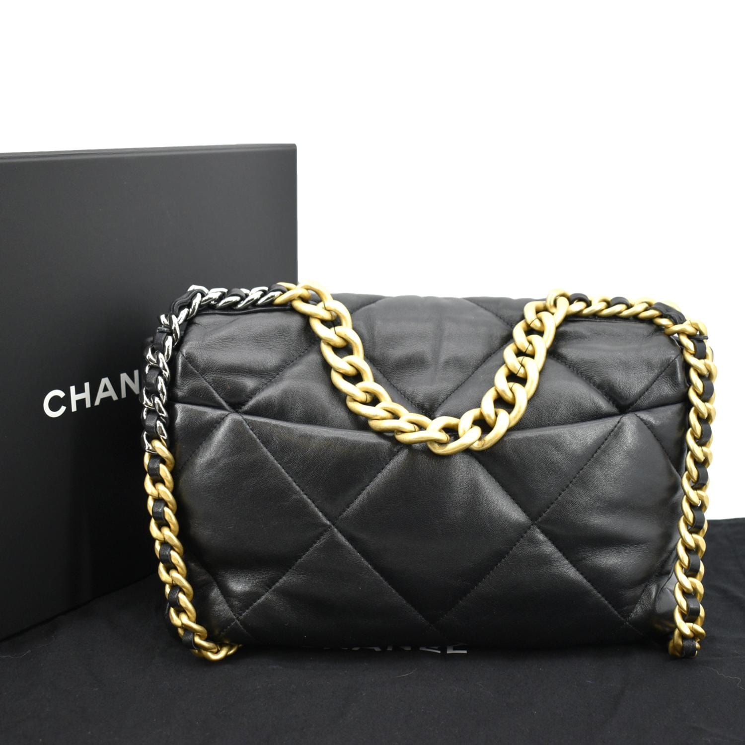 Chanel C19 Black Bag - Doluxury