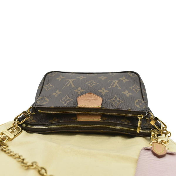 LOUIS VUITTON Multi Pochette Accessoires Monogram Canvas Shoulder Bag Brown