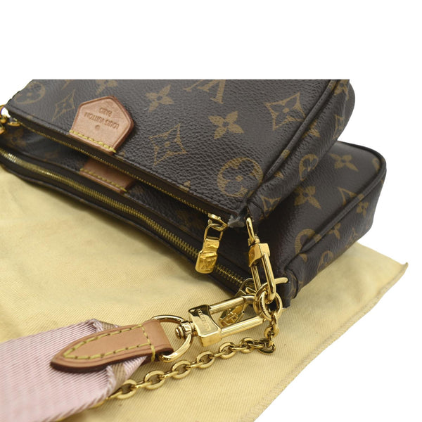 LOUIS VUITTON Multi Pochette Accessoires Monogram Canvas Shoulder Bag Brown