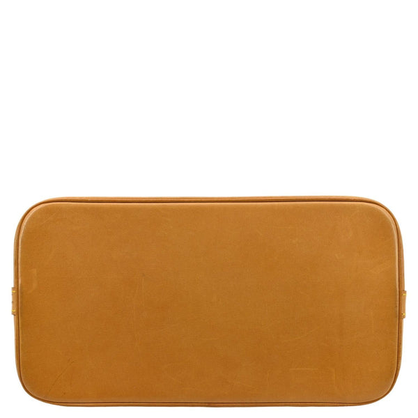 LOUIS VUITTON Alma PM Monogram Canvas Satchel Bag Brown