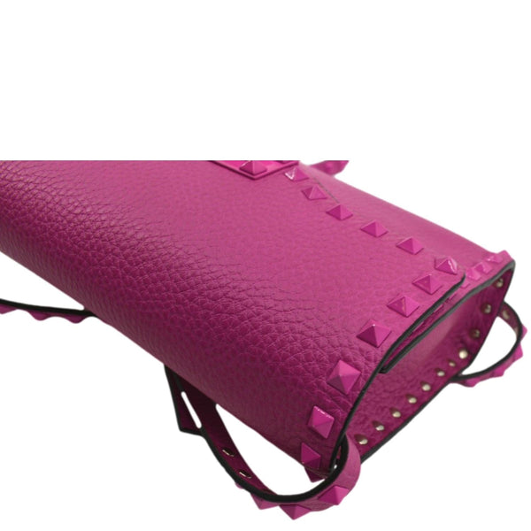 Valentino Small Rockstud Leather Crossbody Bag - Top Left