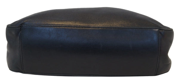 PRADA Milano Black Leather Hobo Shoulder Bag TT1209