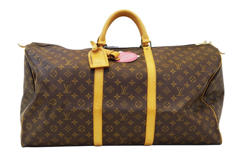 LOUIS VUITTON Keepall 60 Monogram Travel Handbag