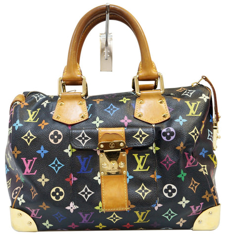 LOUIS VUITTON Speedy 30 Monogram Multicolor  Satchel Bag