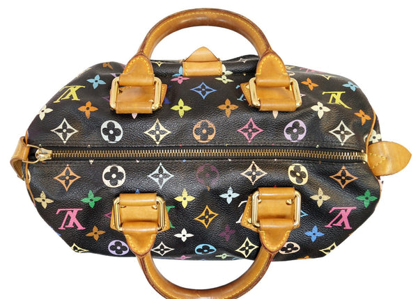 LOUIS VUITTON Monogram Multicolor Speedy 30 Satchel Bag
