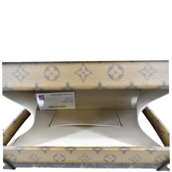 Louis Vuitton Petite Malle Monogram Canvas Shoulder Bag - Open